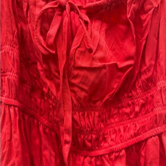 ZAFUL Red Knee Length Dress - Picture 3 of 5